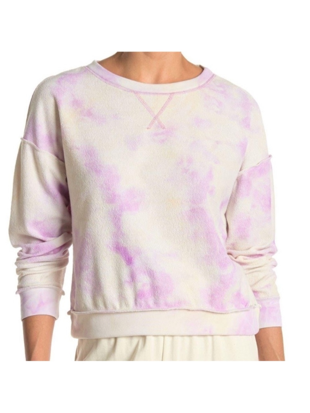 Kirious Lavender Tie Dye Sweatshirt